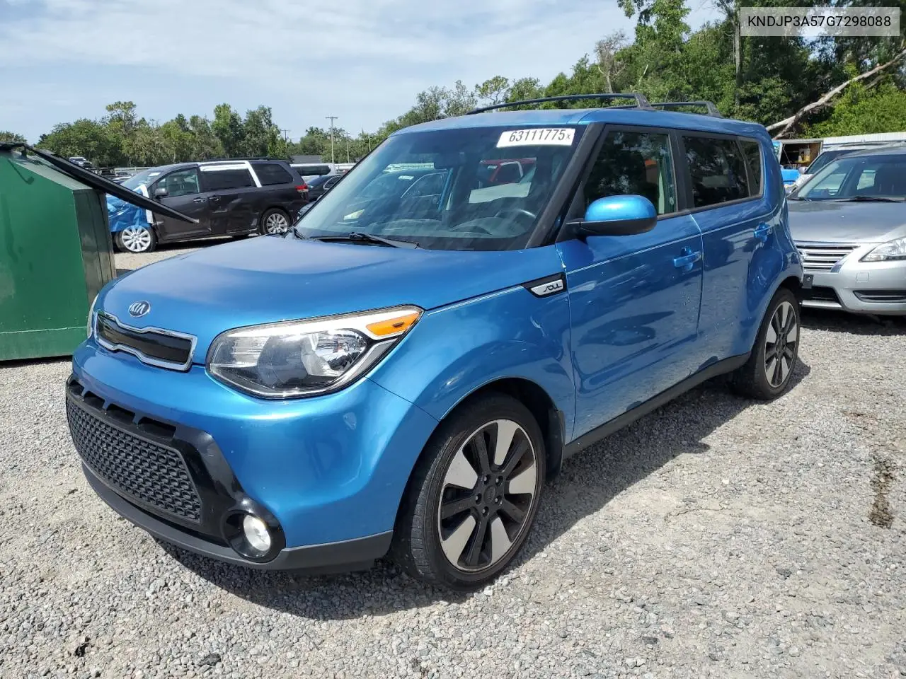 2016 Kia Soul + VIN: KNDJP3A57G7298088 Lot: 63111775