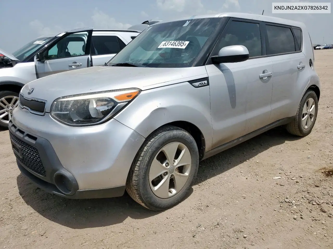 2016 Kia Soul VIN: KNDJN2A2XG7826342 Lot: 63146395