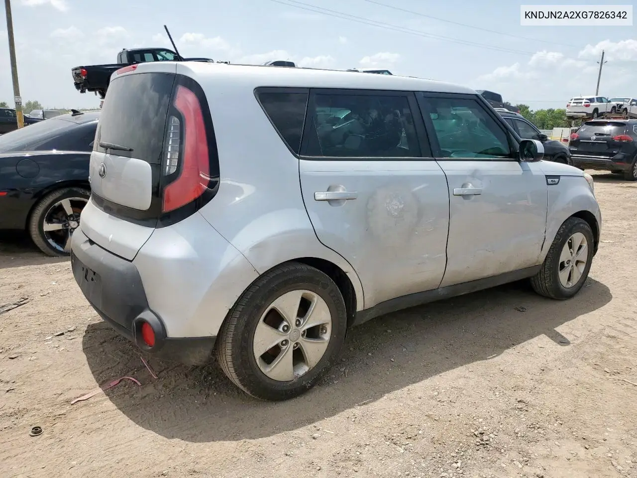 2016 Kia Soul VIN: KNDJN2A2XG7826342 Lot: 63146395