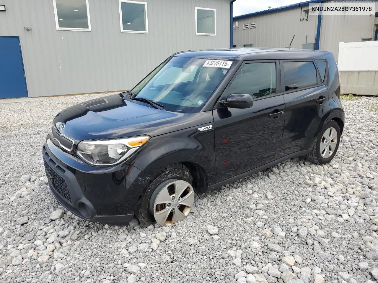 2016 Kia Soul VIN: KNDJN2A28G7361978 Lot: 63226115