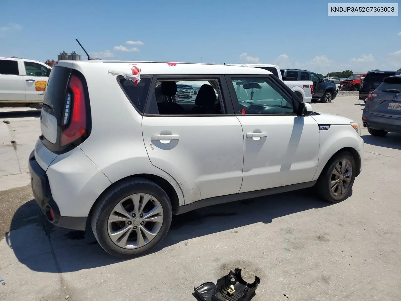 2016 Kia Soul + VIN: KNDJP3A52G7363008 Lot: 65177505
