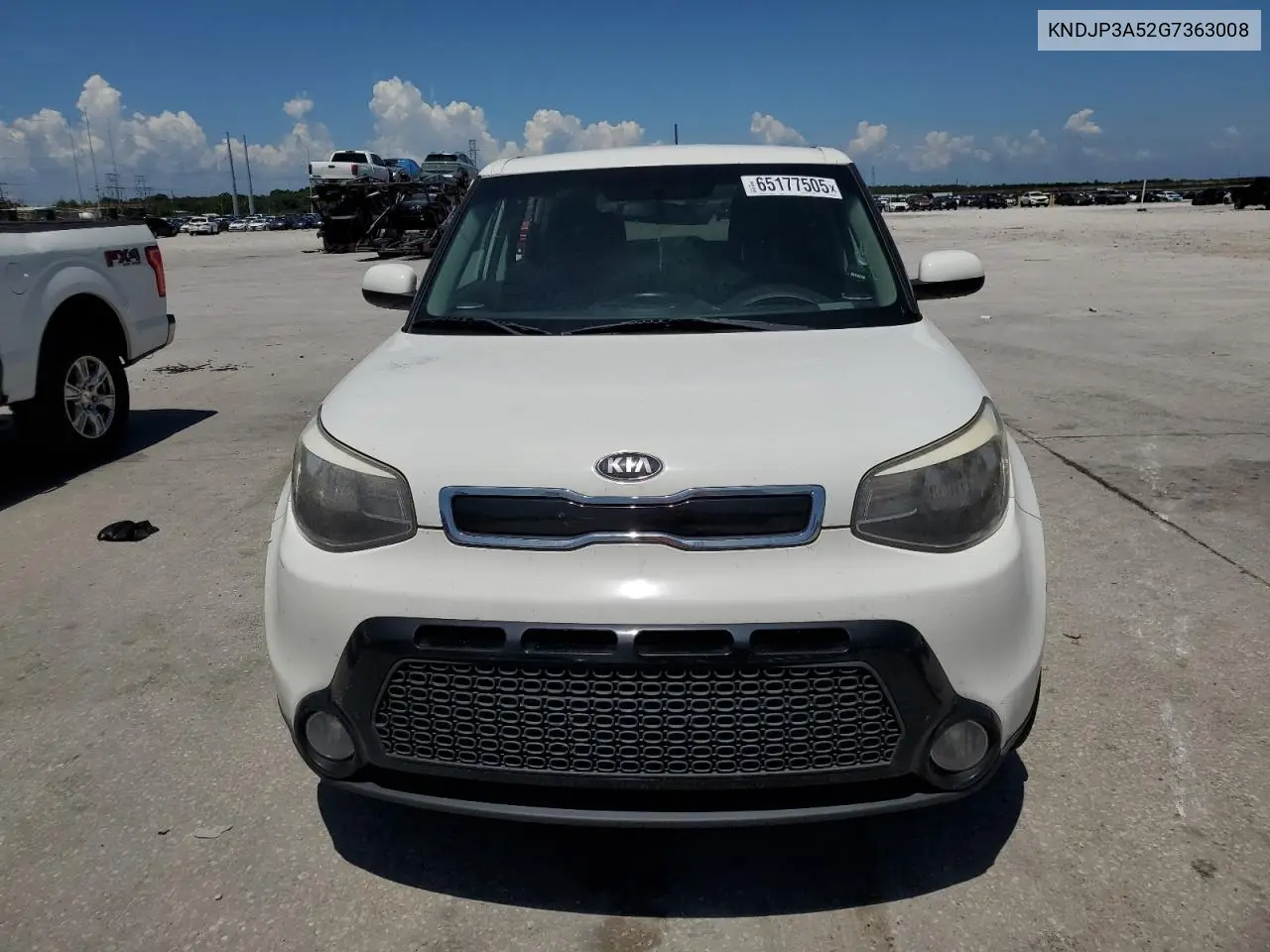 2016 Kia Soul + VIN: KNDJP3A52G7363008 Lot: 65177505
