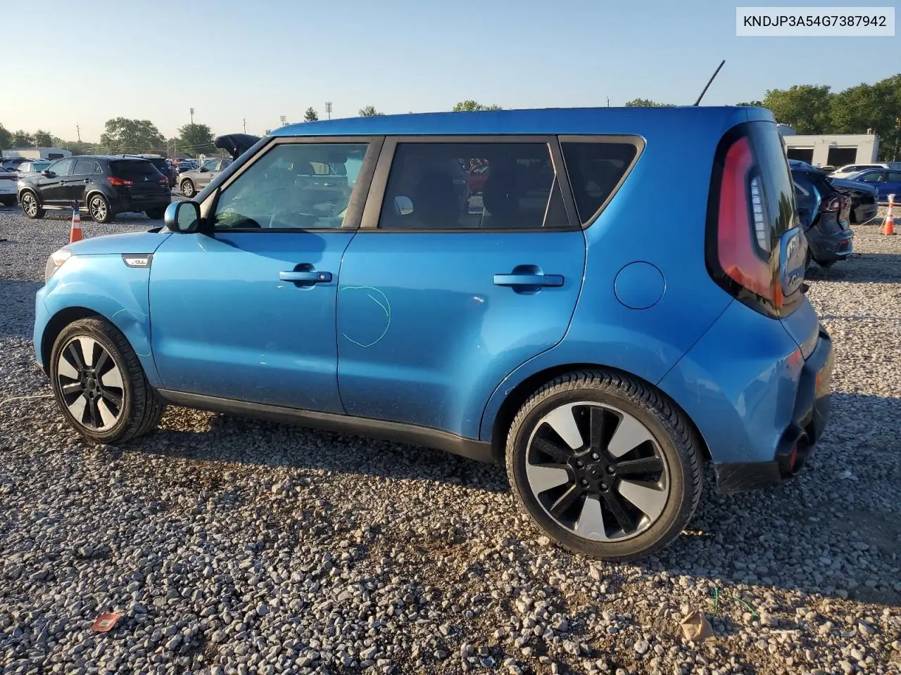 2016 Kia Soul + VIN: KNDJP3A54G7387942 Lot: 65540205