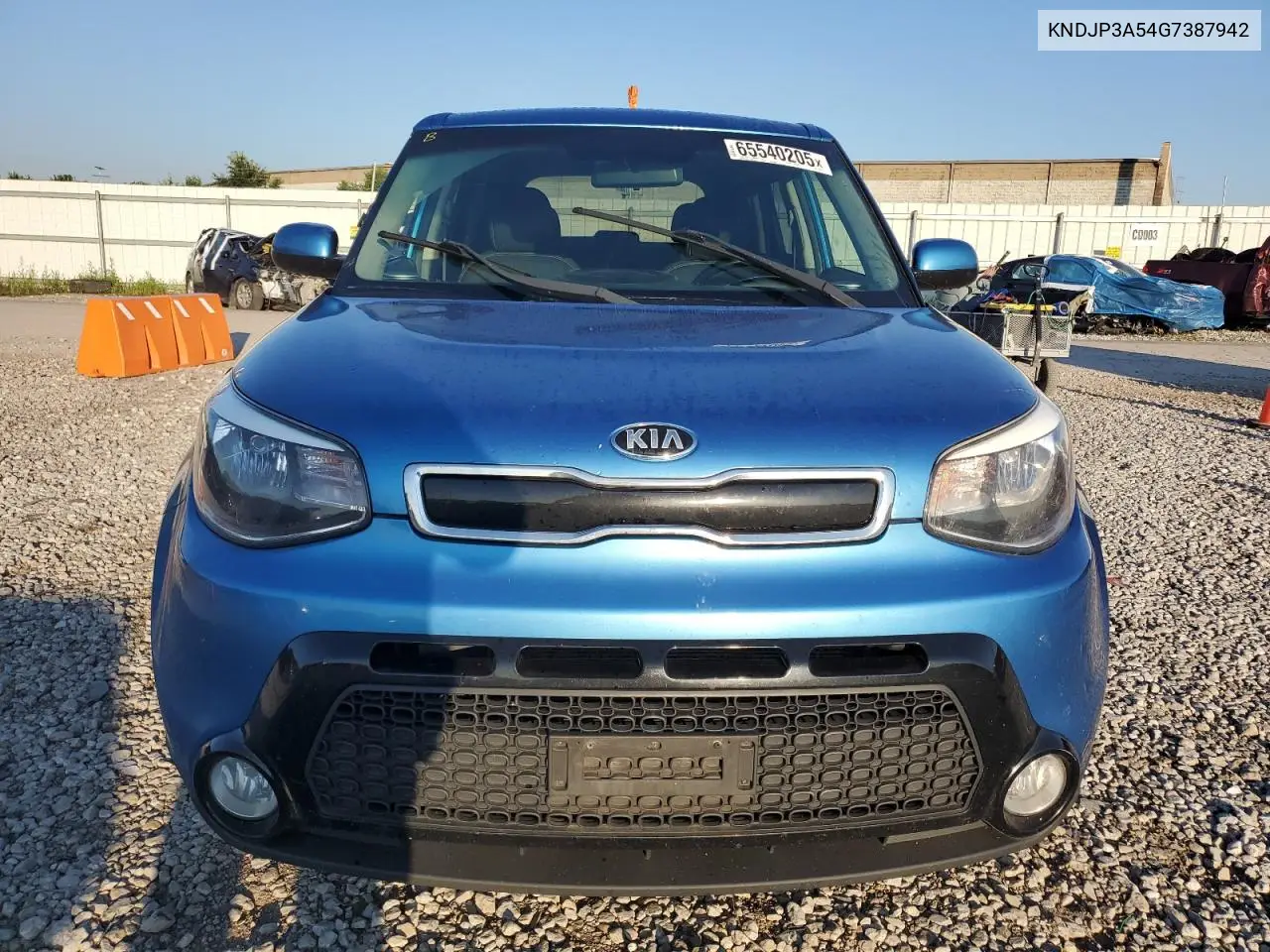 2016 Kia Soul + VIN: KNDJP3A54G7387942 Lot: 65540205