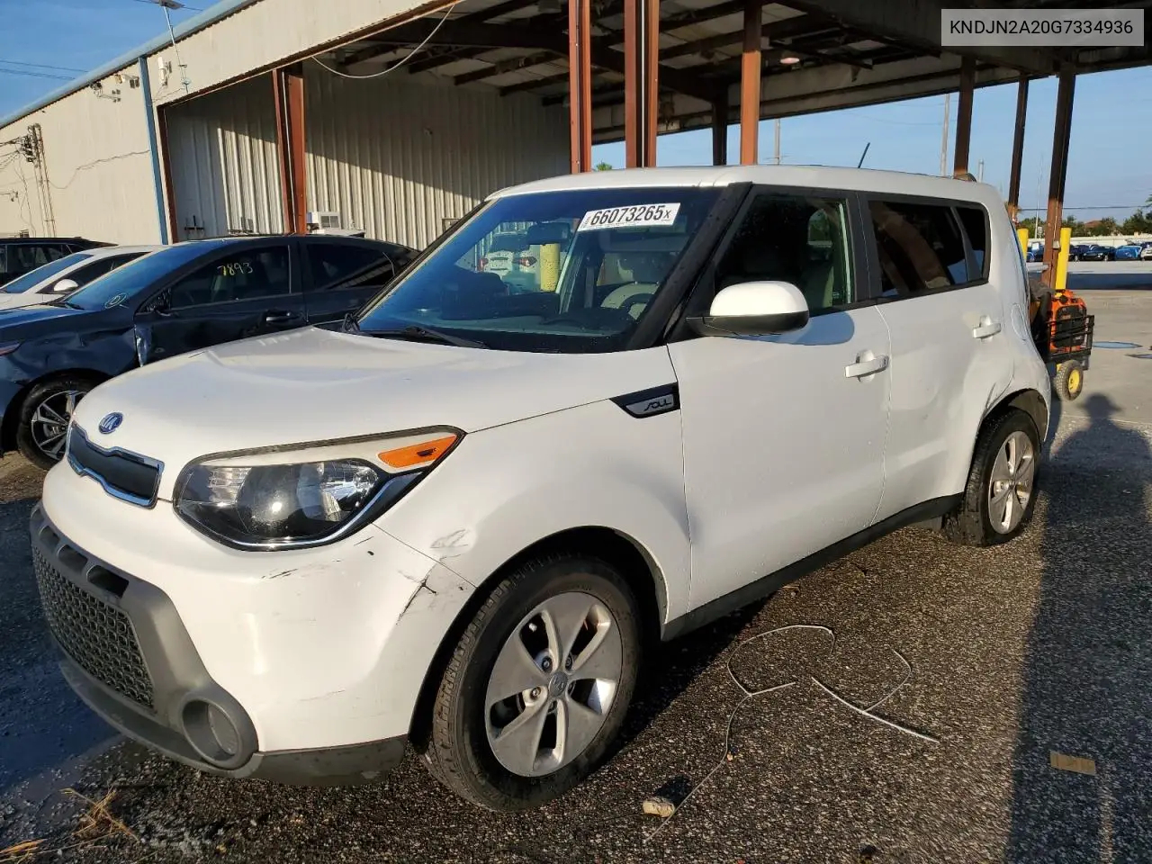 2016 Kia Soul VIN: KNDJN2A20G7334936 Lot: 66073265