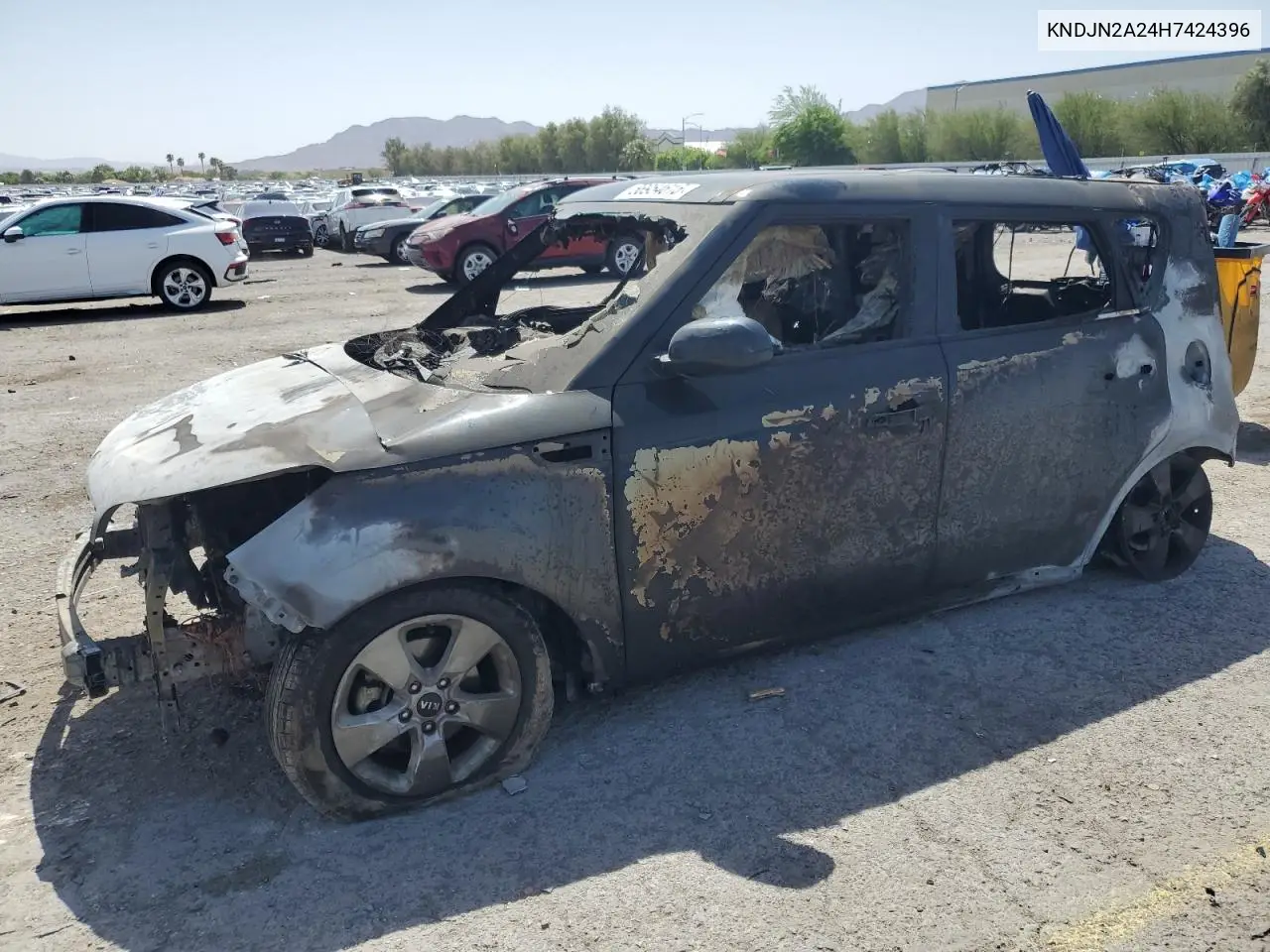 2017 Kia Soul VIN: KNDJN2A24H7424396 Lot: 56954615