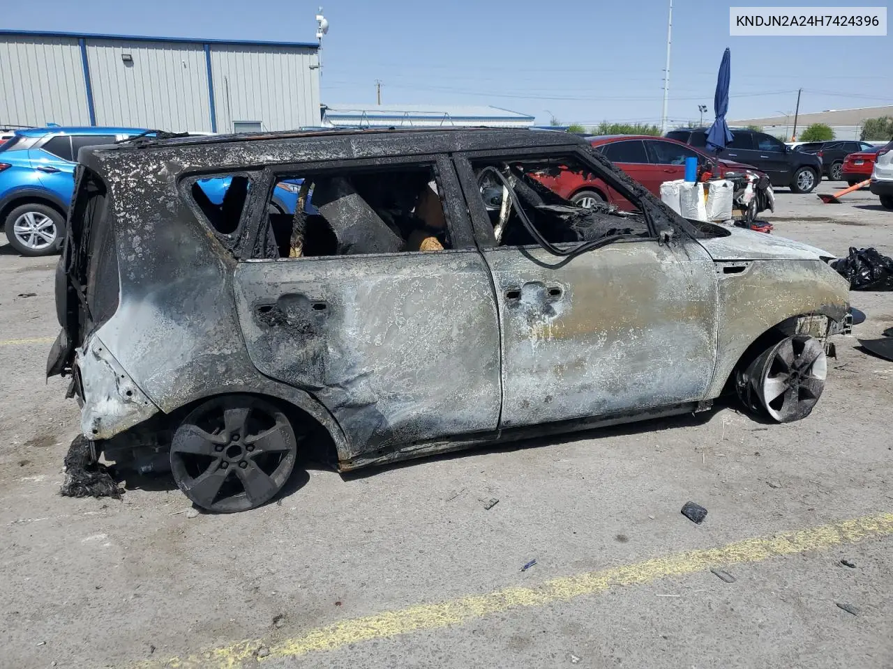 2017 Kia Soul VIN: KNDJN2A24H7424396 Lot: 56954615