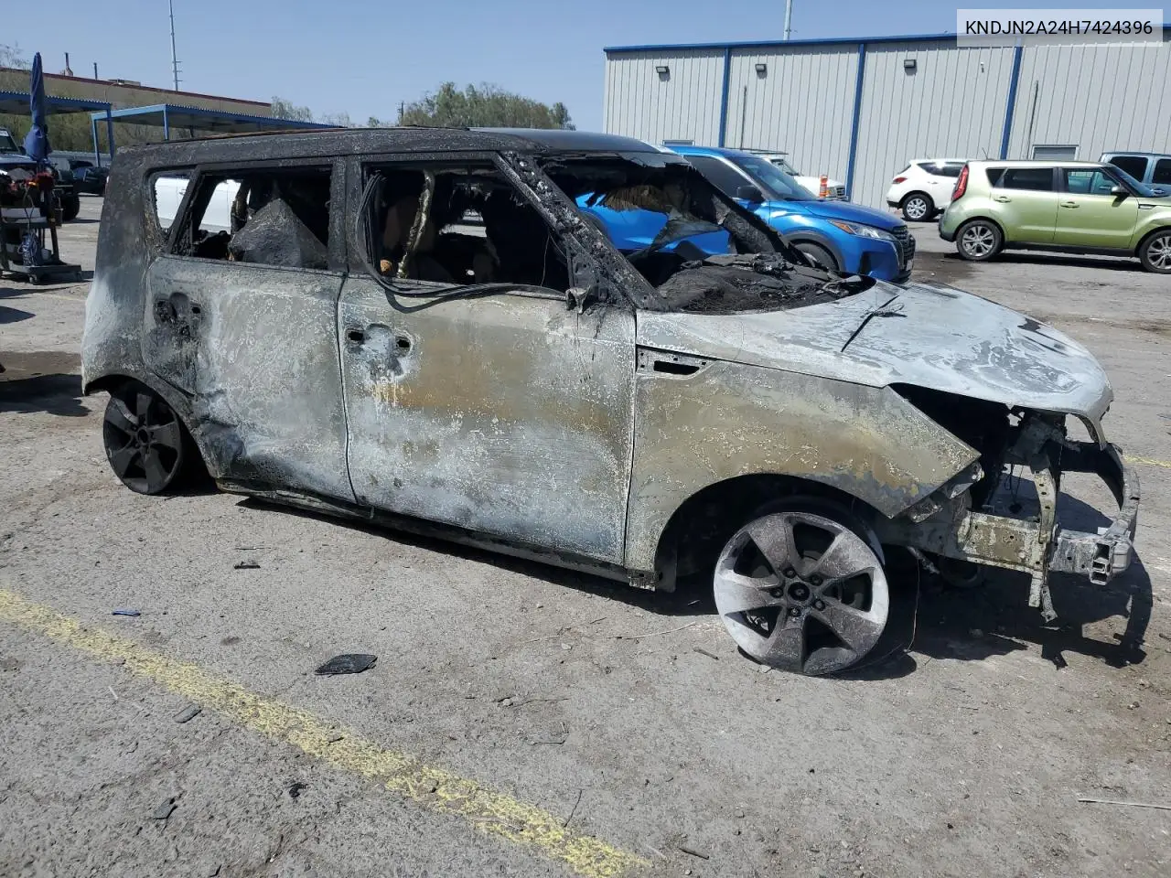 2017 Kia Soul VIN: KNDJN2A24H7424396 Lot: 56954615