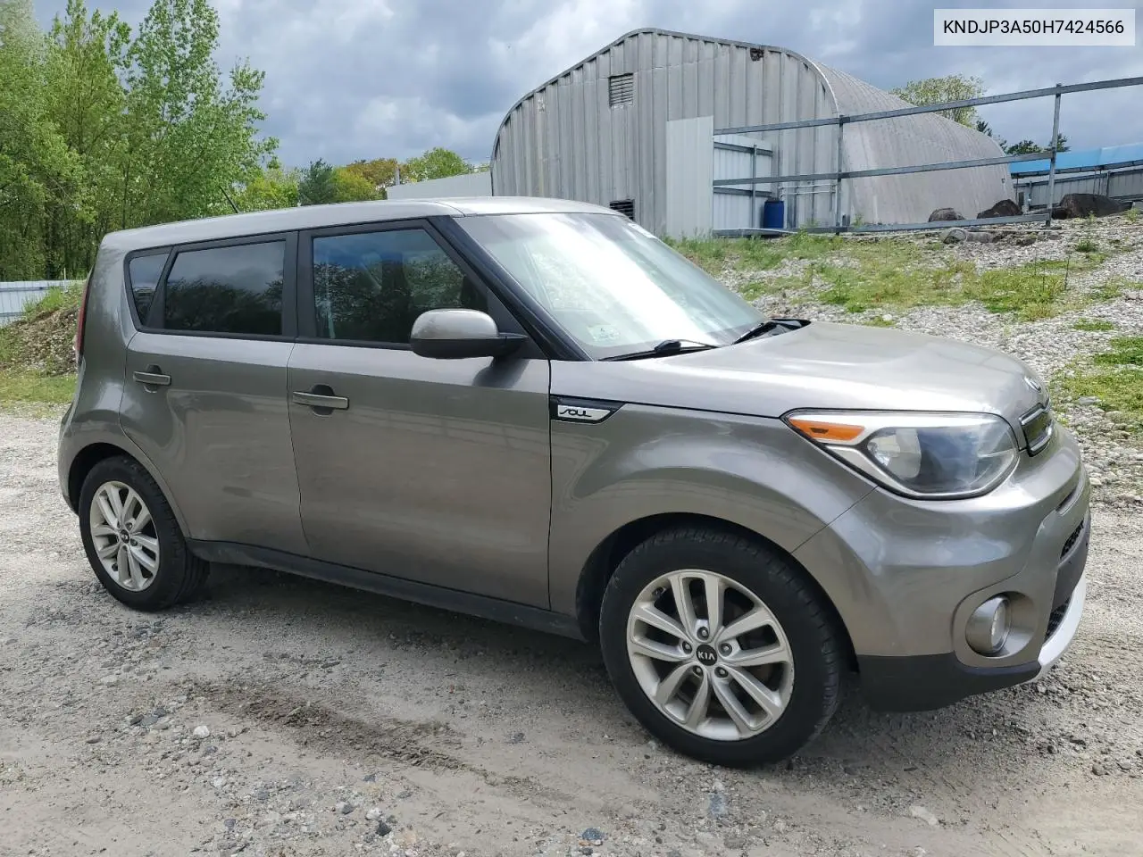 2017 Kia Soul + VIN: KNDJP3A50H7424566 Lot: 57019815