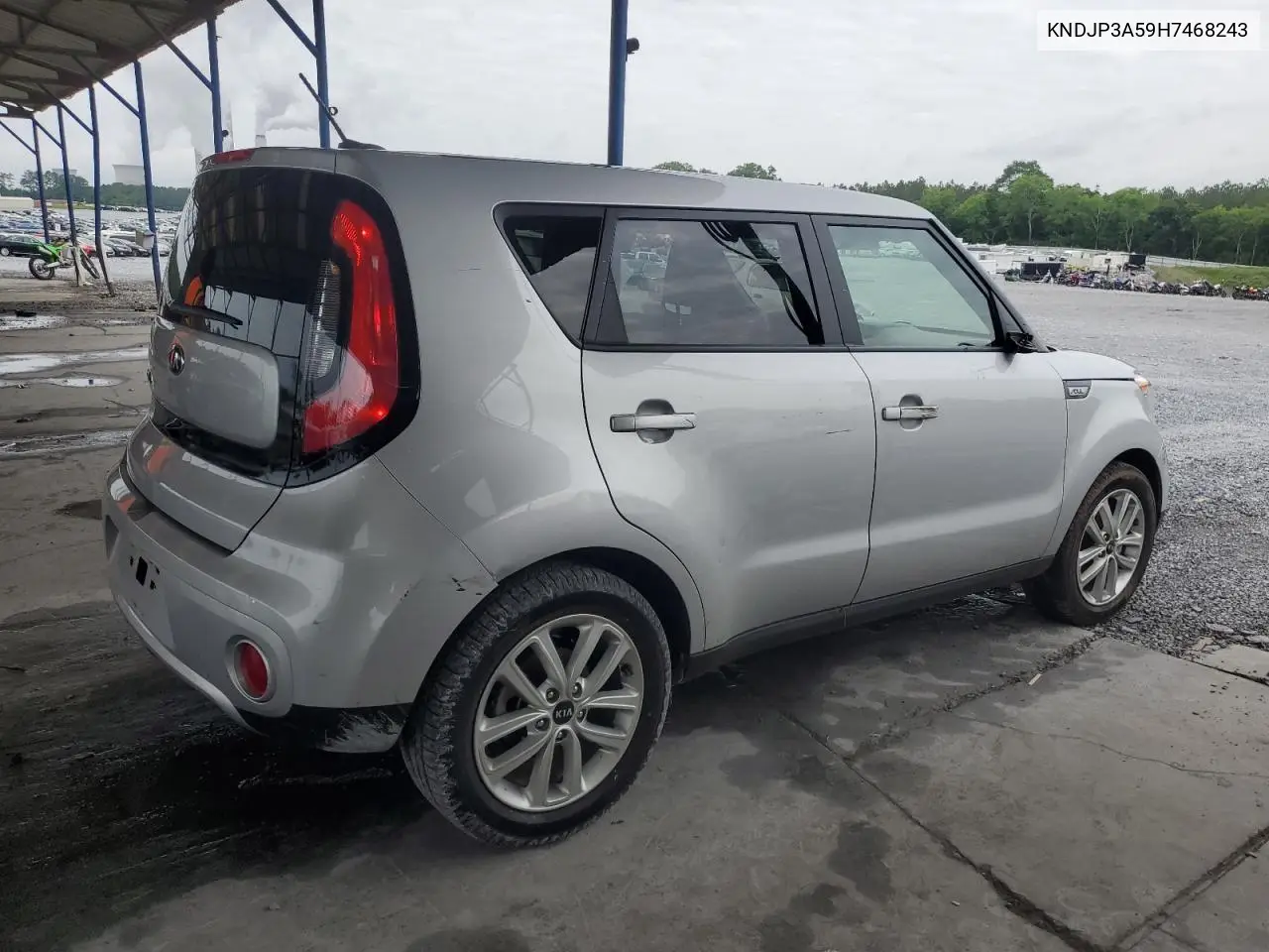 2017 Kia Soul + VIN: KNDJP3A59H7468243 Lot: 57105245