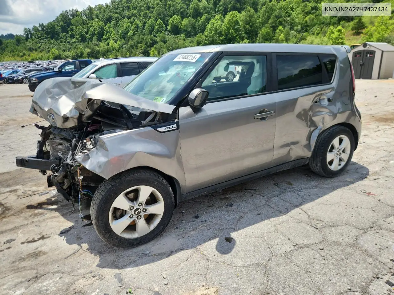 2017 Kia Soul VIN: KNDJN2A27H7437434 Lot: 62469255