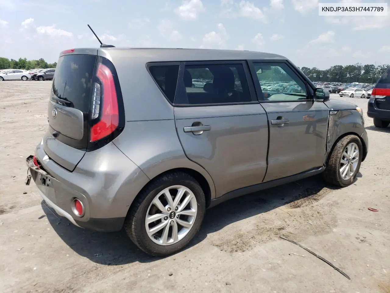 2017 Kia Soul + VIN: KNDJP3A53H7447789 Lot: 62574975