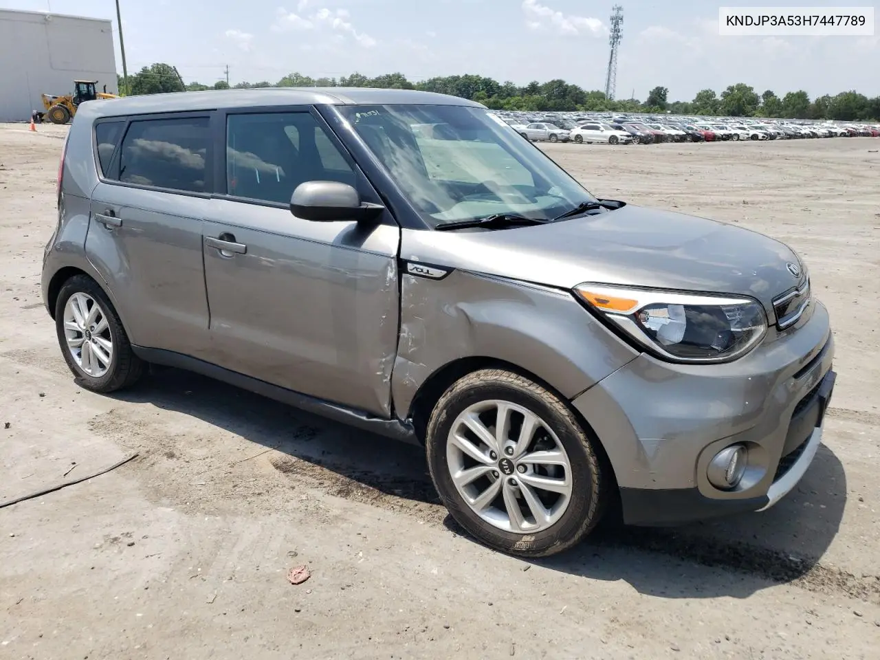2017 Kia Soul + VIN: KNDJP3A53H7447789 Lot: 62574975