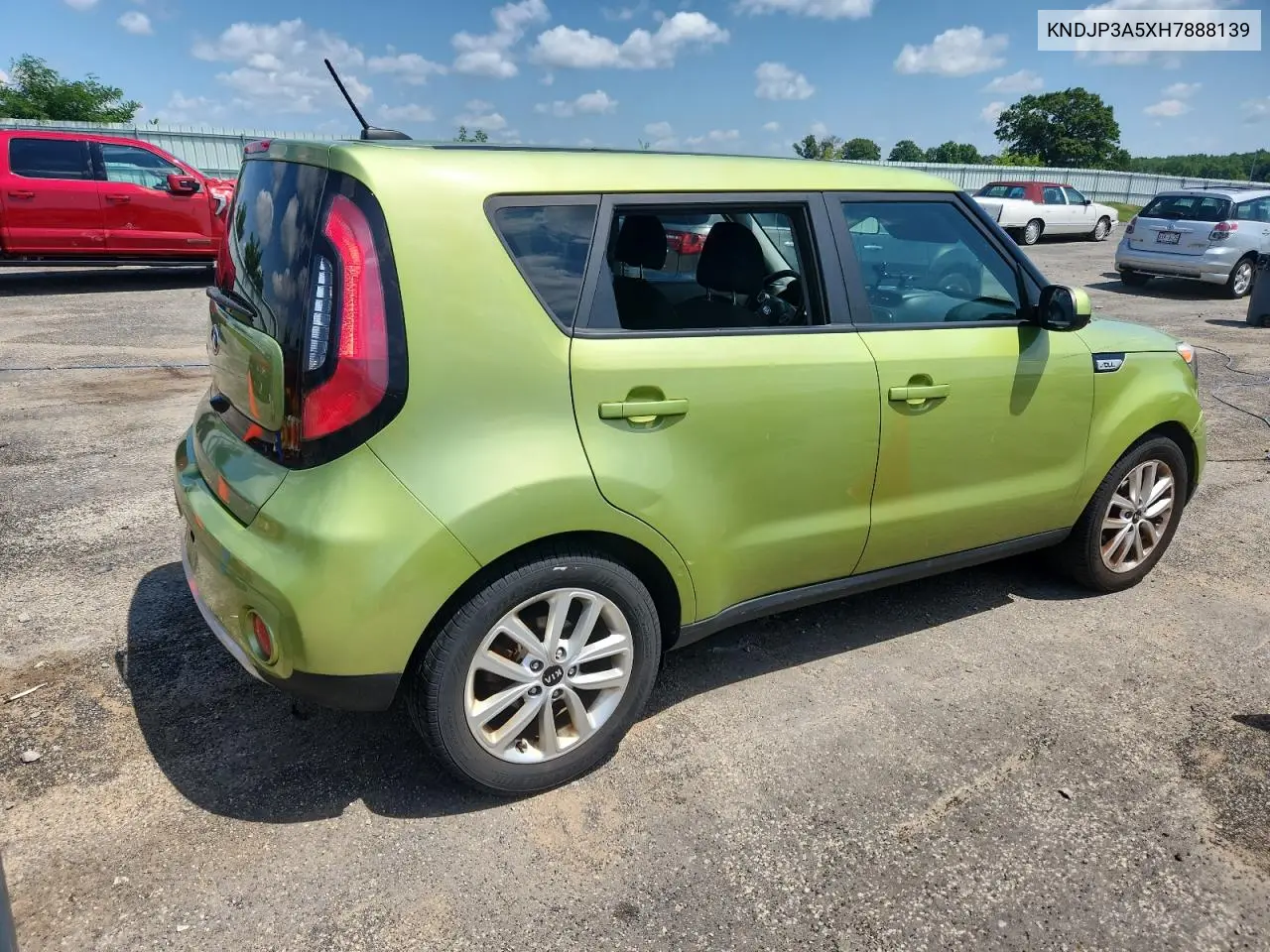 2017 Kia Soul + VIN: KNDJP3A5XH7888139 Lot: 63329995