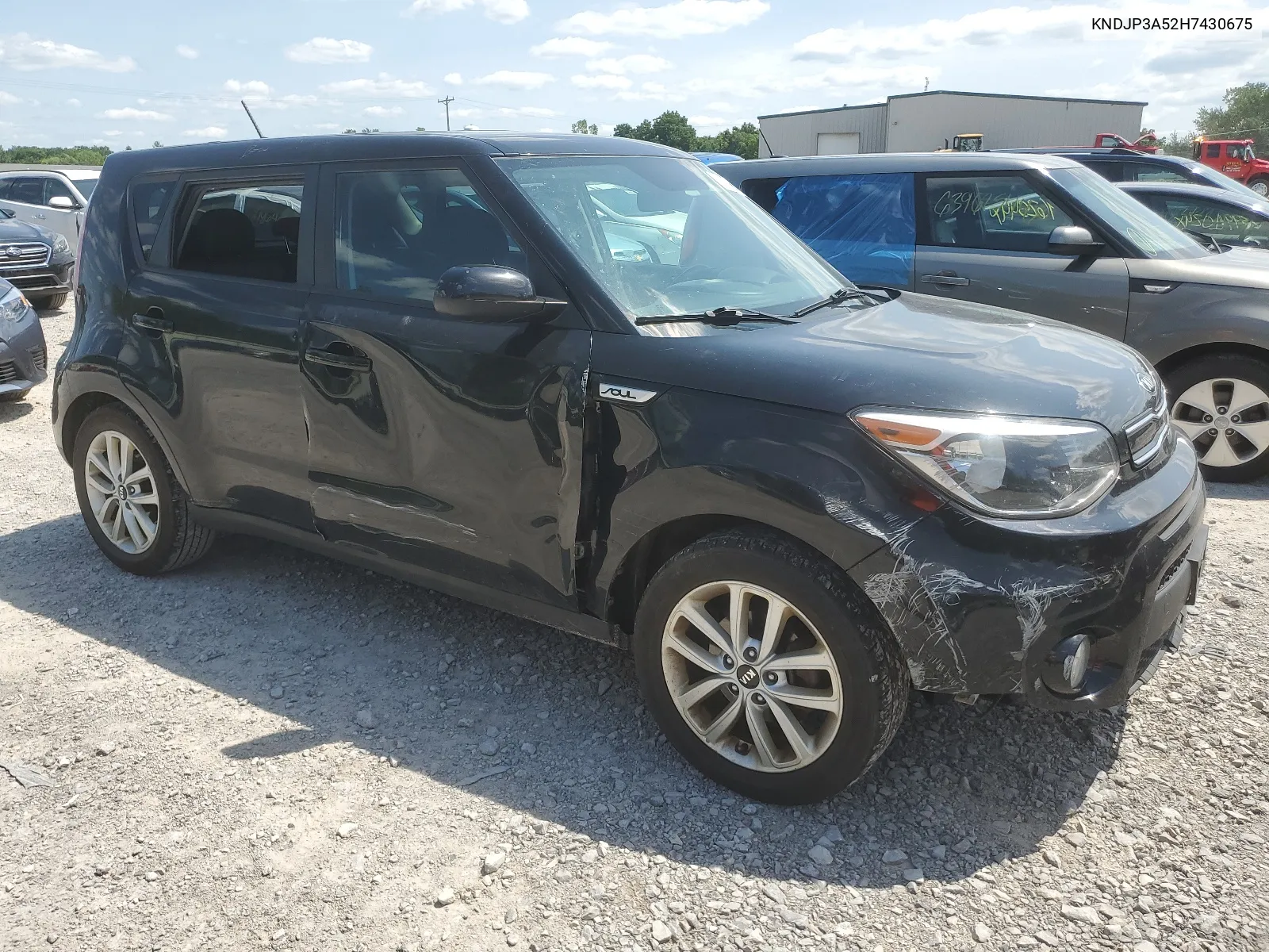 2017 Kia Soul + VIN: KNDJP3A52H7430675 Lot: 64593114