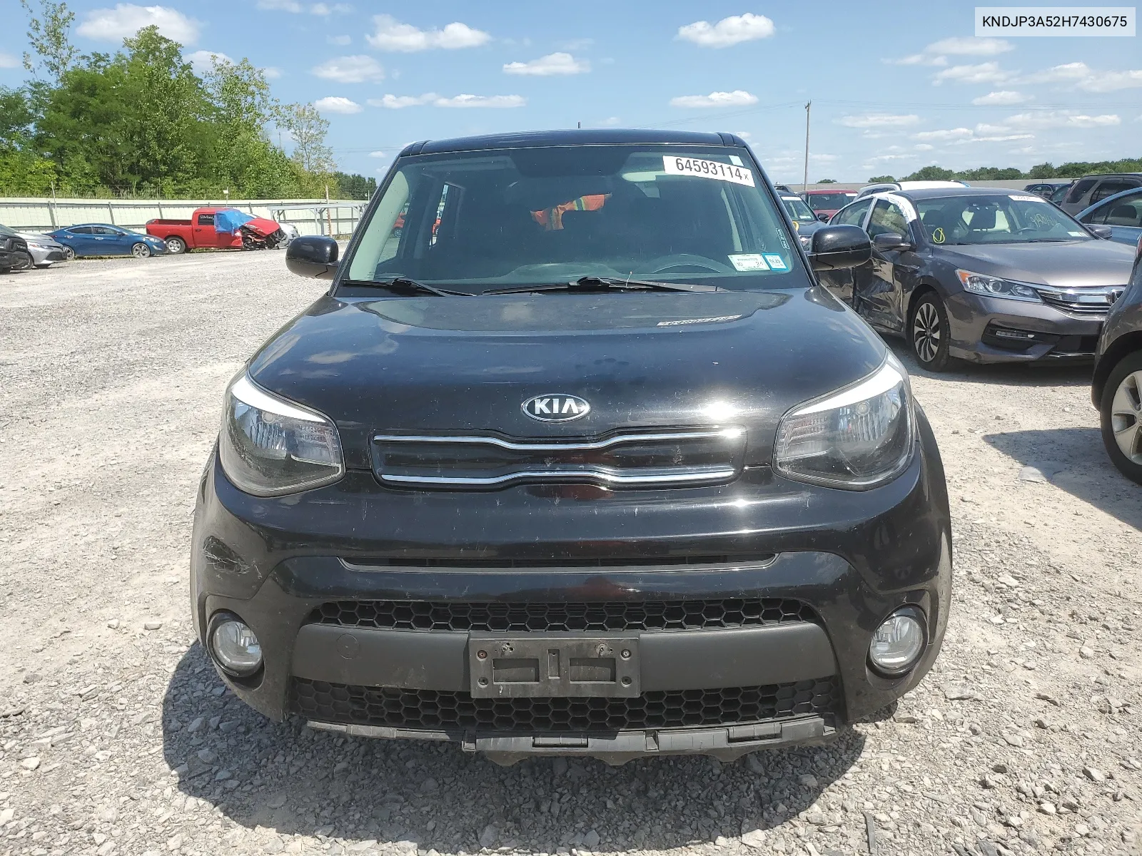 2017 Kia Soul + VIN: KNDJP3A52H7430675 Lot: 64593114