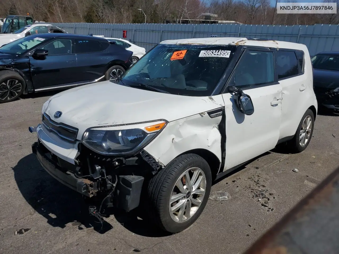 2018 Kia Soul + VIN: KNDJP3A56J7897846 Lot: 50634495