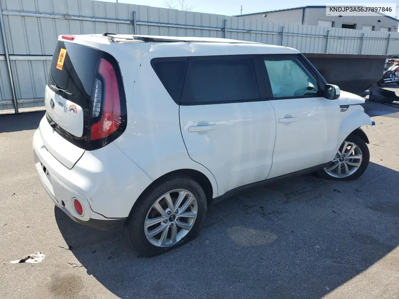 2018 Kia Soul + VIN: KNDJP3A56J7897846 Lot: 50634495