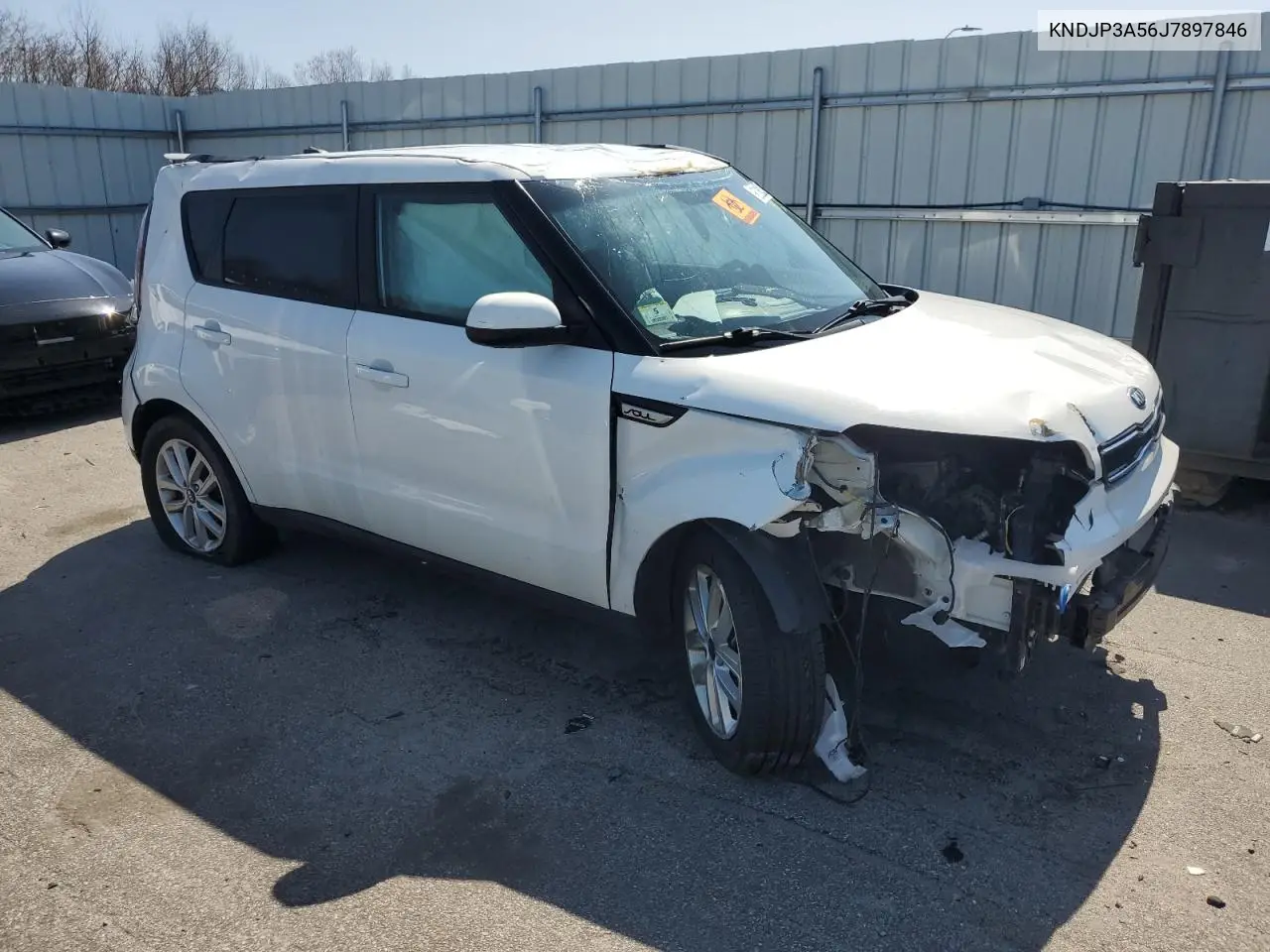 2018 Kia Soul + VIN: KNDJP3A56J7897846 Lot: 50634495