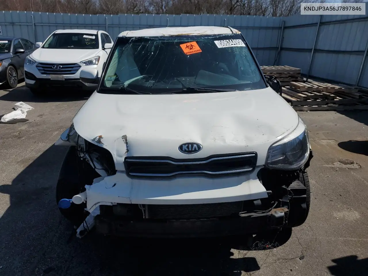 2018 Kia Soul + VIN: KNDJP3A56J7897846 Lot: 50634495