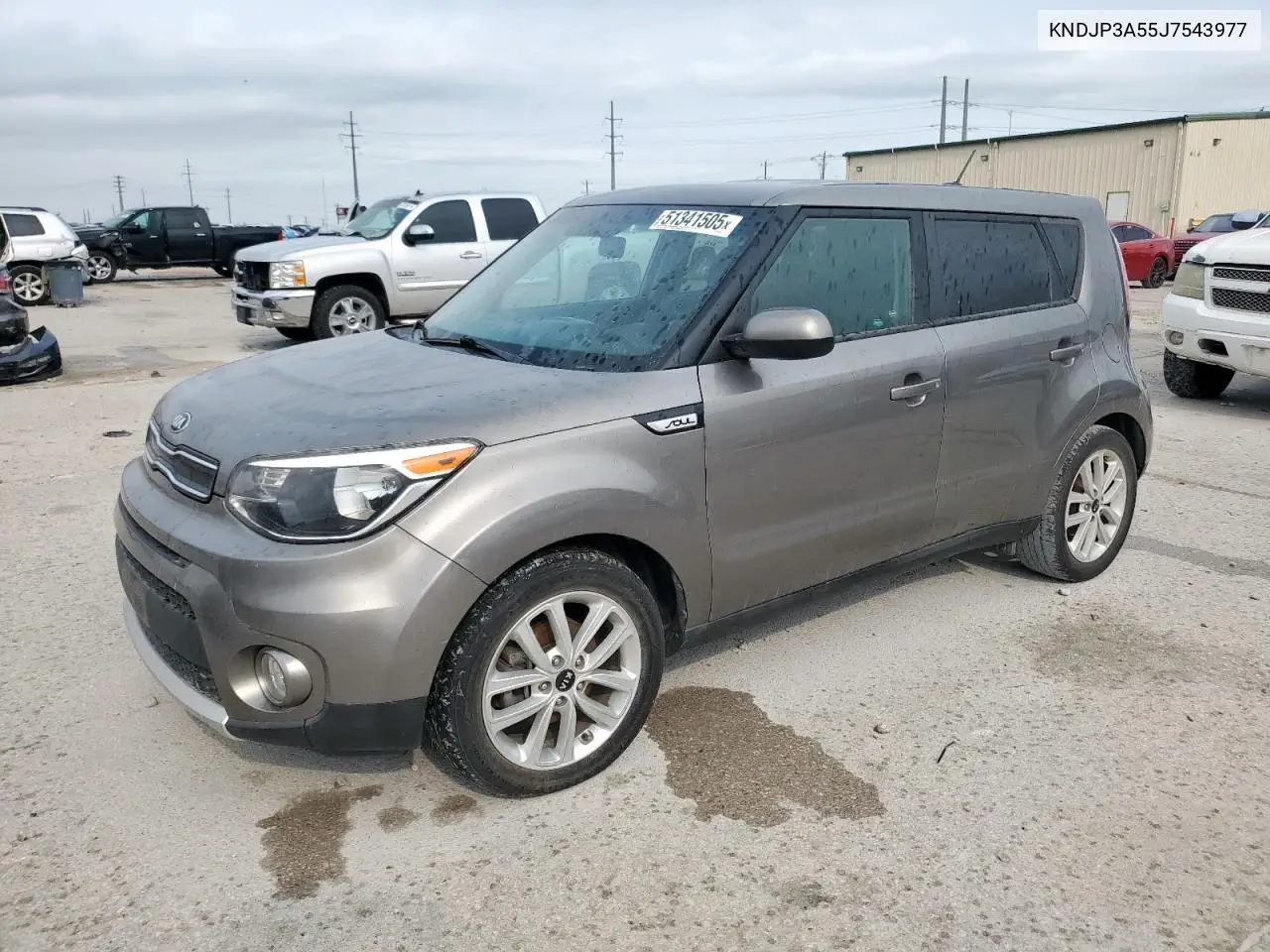 2018 Kia Soul + VIN: KNDJP3A55J7543977 Lot: 51341505