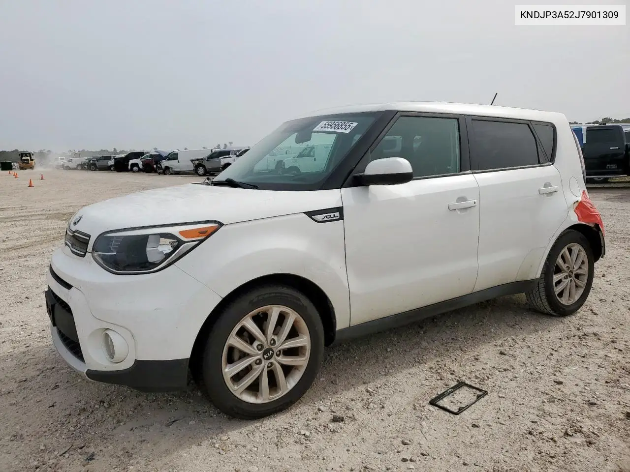 2018 Kia Soul + VIN: KNDJP3A52J7901309 Lot: 55956855