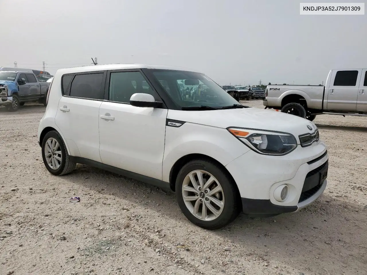 2018 Kia Soul + VIN: KNDJP3A52J7901309 Lot: 55956855