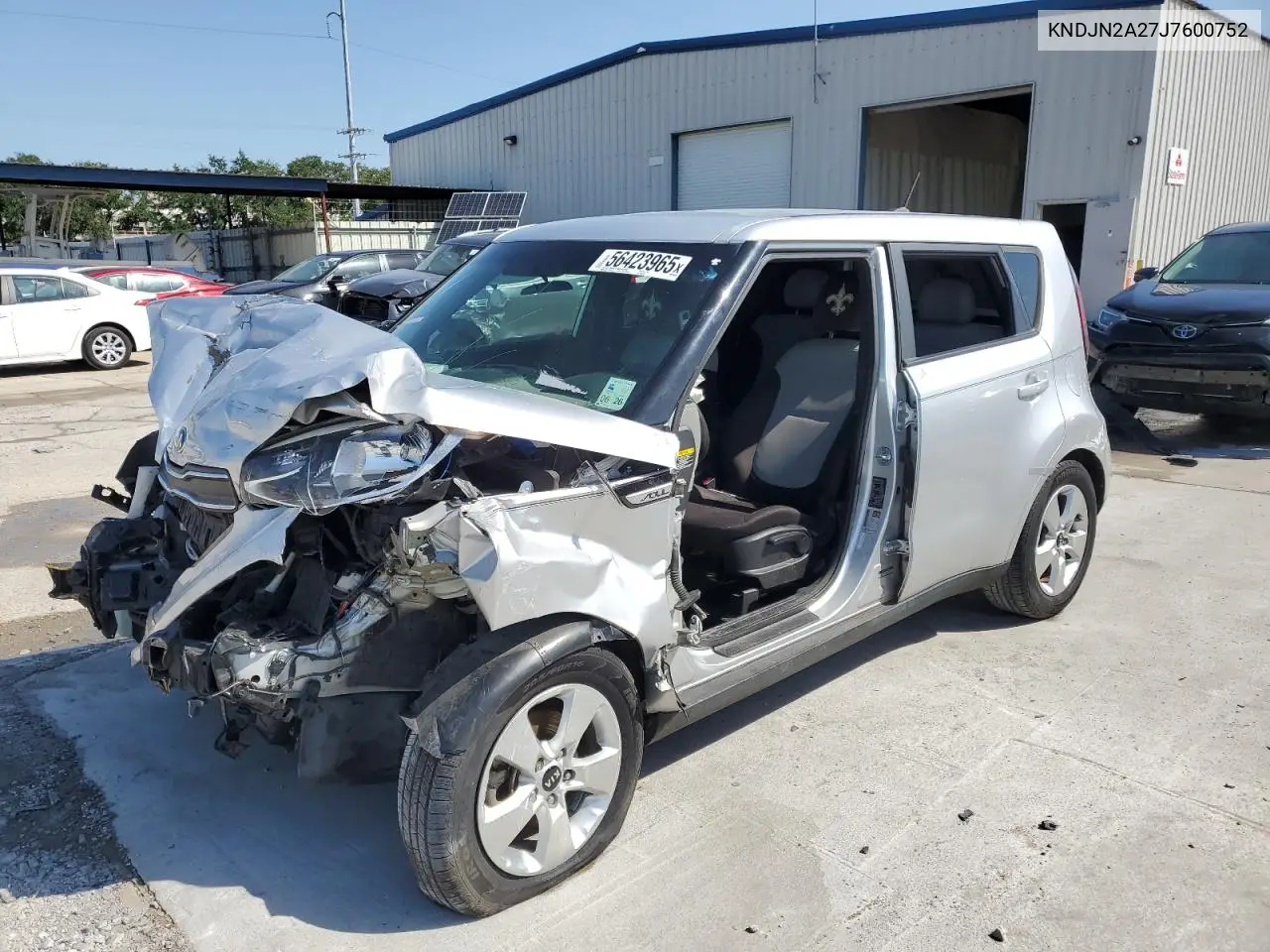 2018 Kia Soul VIN: KNDJN2A27J7600752 Lot: 56423965