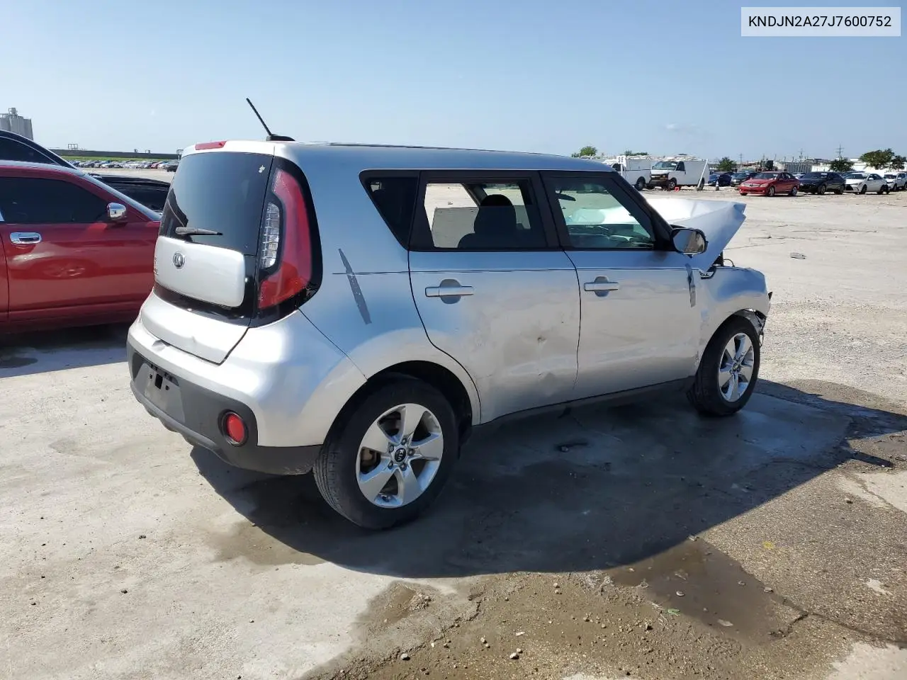 2018 Kia Soul VIN: KNDJN2A27J7600752 Lot: 56423965