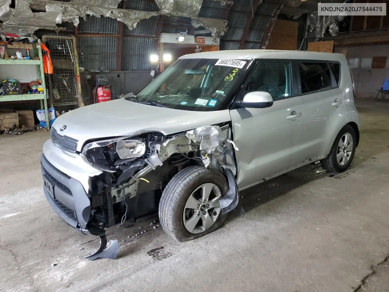 2018 Kia Soul VIN: KNDJN2A20J7544475 Lot: 56827695