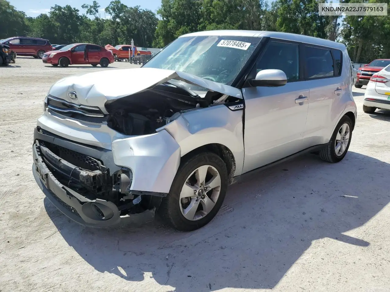 2018 Kia Soul VIN: KNDJN2A22J7579163 Lot: 57078485