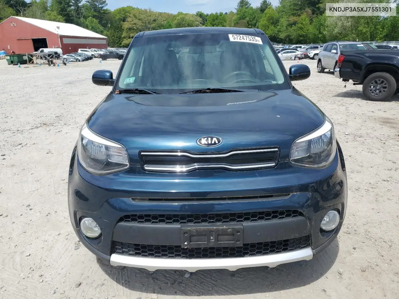 2018 Kia Soul + VIN: KNDJP3A5XJ7551301 Lot: 57247535