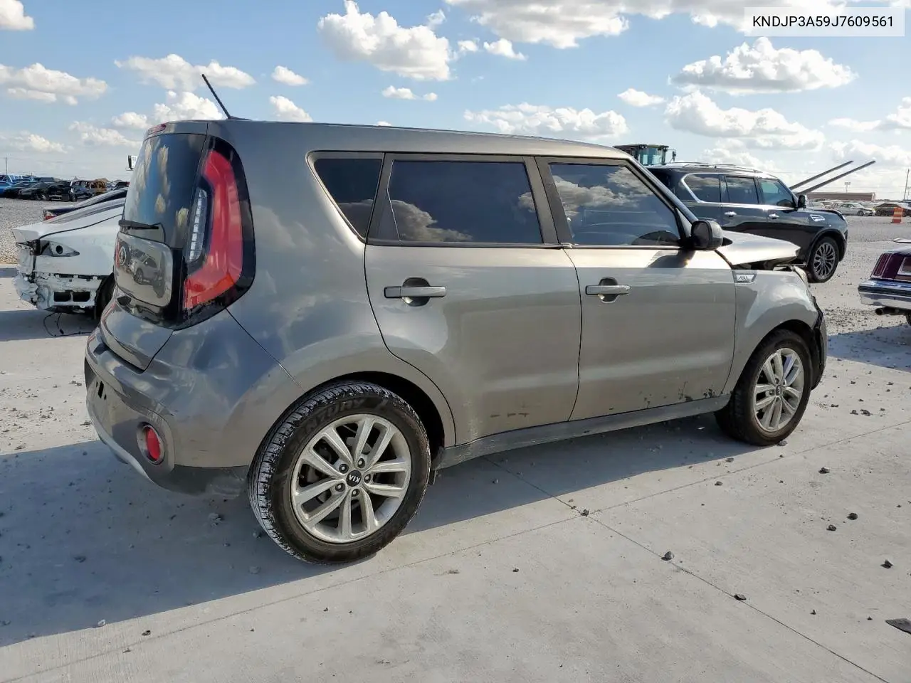 2018 Kia Soul + VIN: KNDJP3A59J7609561 Lot: 62831705