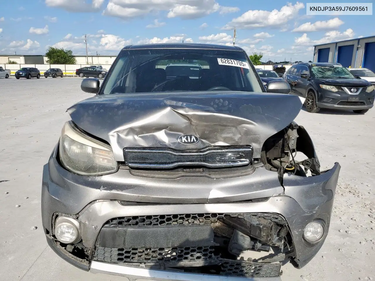 2018 Kia Soul + VIN: KNDJP3A59J7609561 Lot: 62831705