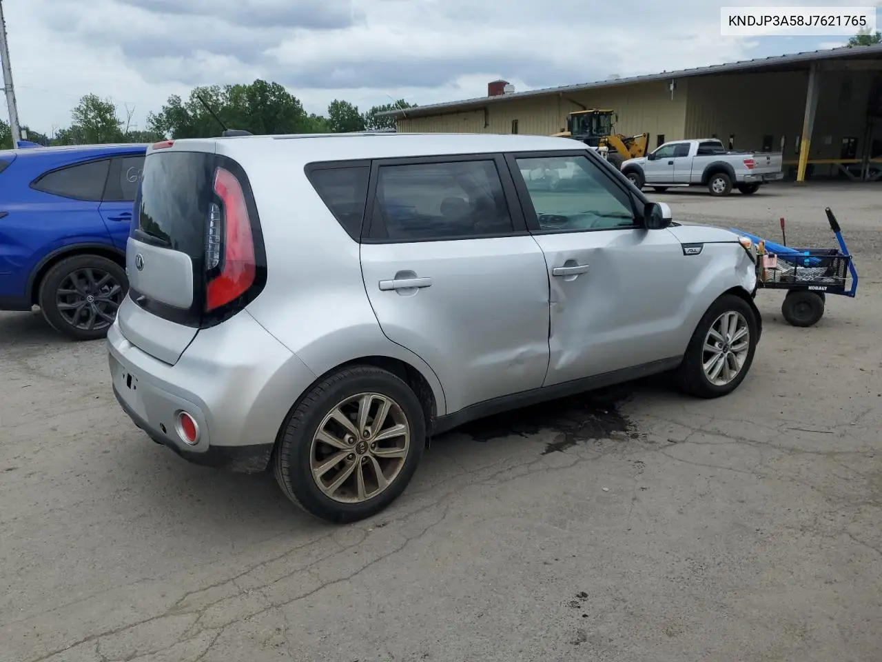 2018 Kia Soul + VIN: KNDJP3A58J7621765 Lot: 62870315