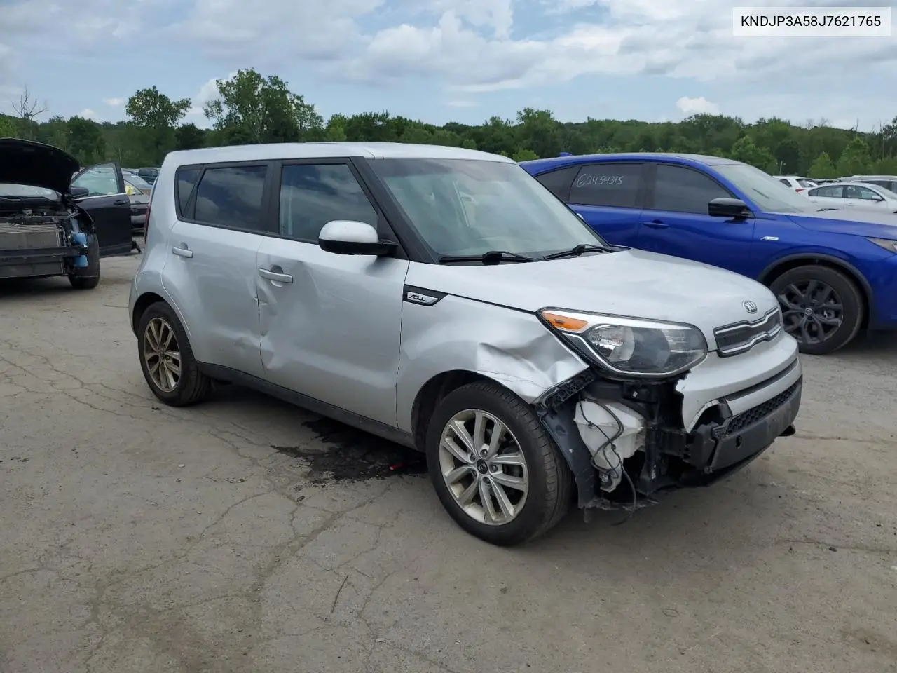 2018 Kia Soul + VIN: KNDJP3A58J7621765 Lot: 62870315
