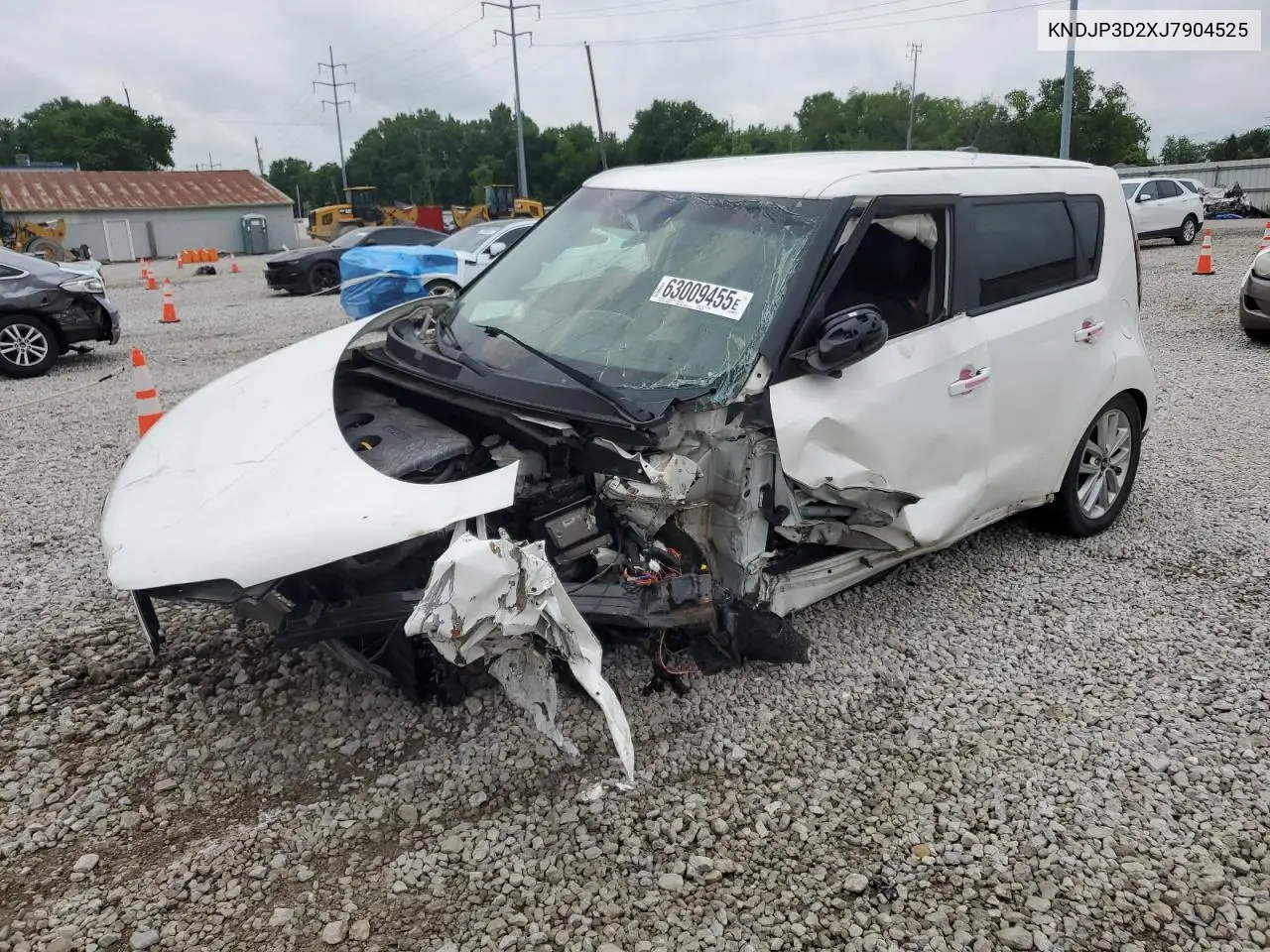 2018 Kia Soul + VIN: KNDJP3D2XJ7904525 Lot: 63009455