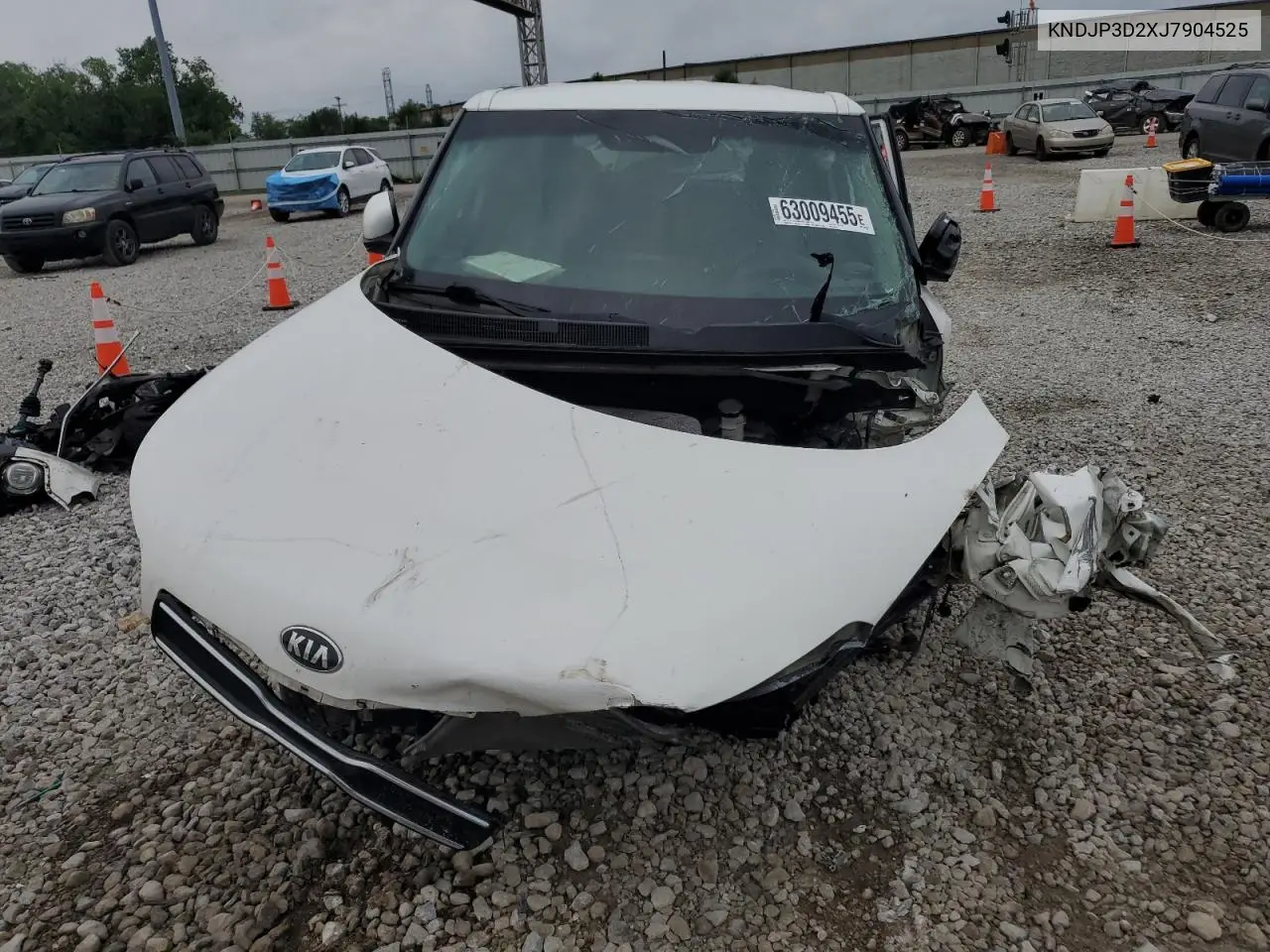 2018 Kia Soul + VIN: KNDJP3D2XJ7904525 Lot: 63009455