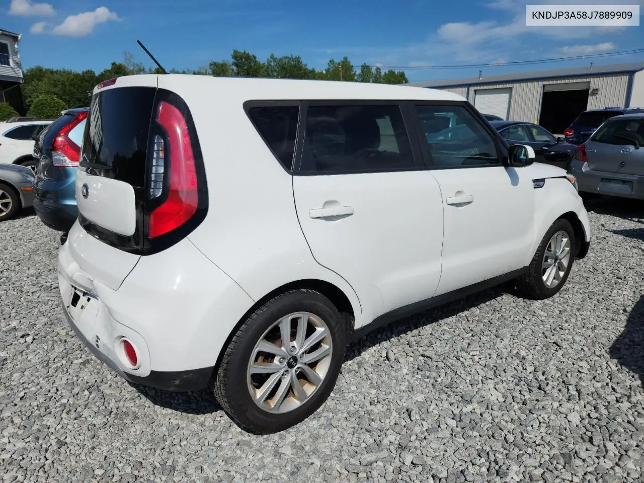 2018 Kia Soul + VIN: KNDJP3A58J7889909 Lot: 63033805