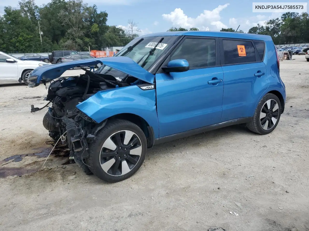2018 Kia Soul + VIN: KNDJP3A54J7585573 Lot: 63050075