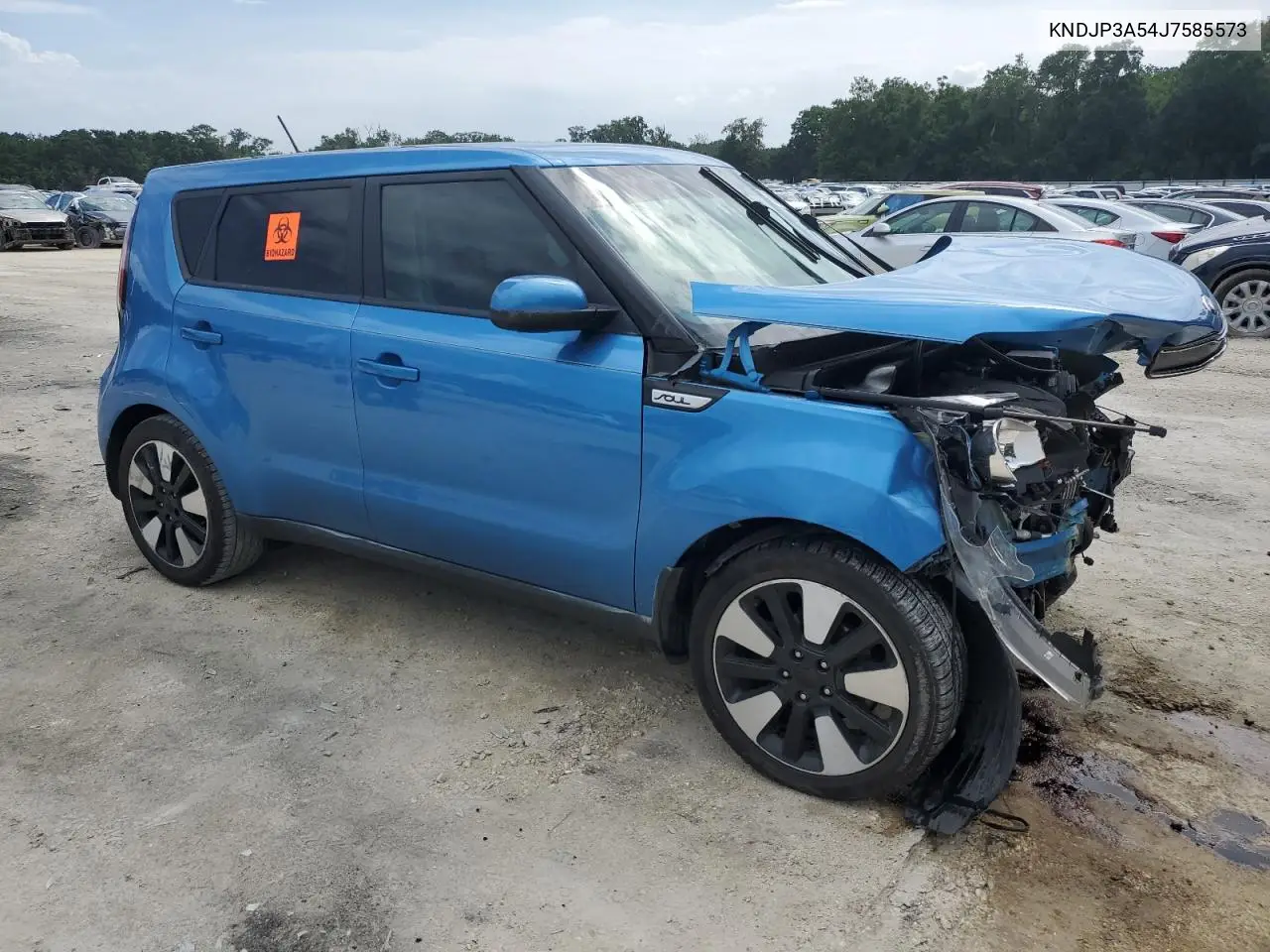 2018 Kia Soul + VIN: KNDJP3A54J7585573 Lot: 63050075