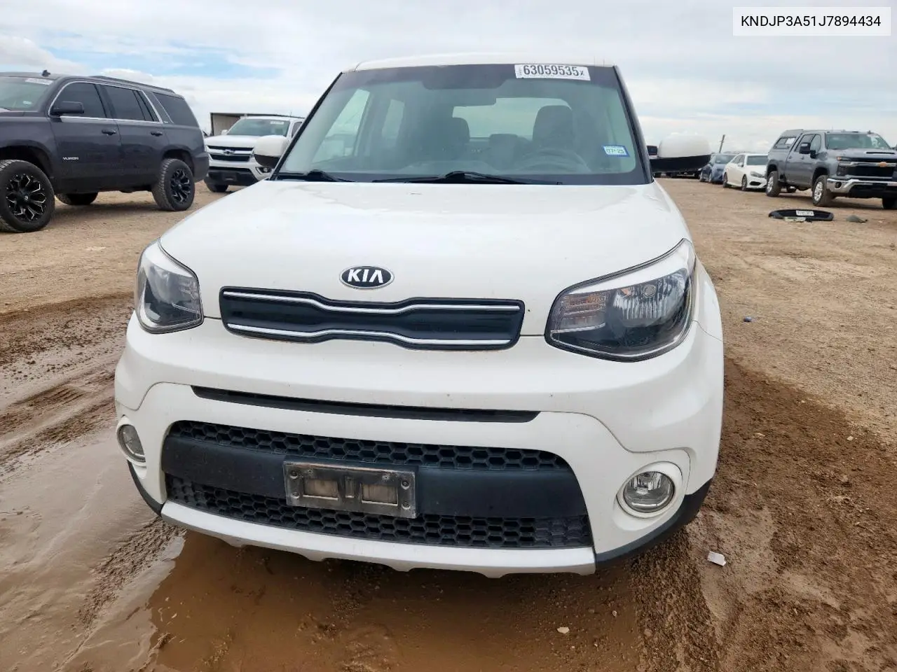 2018 Kia Soul + VIN: KNDJP3A51J7894434 Lot: 63059535