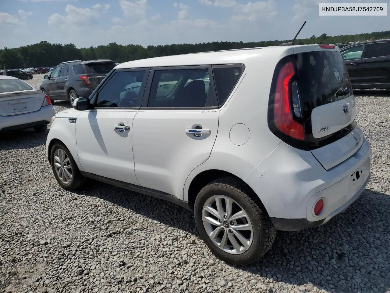 2018 Kia Soul + VIN: KNDJP3A58J7542709 Lot: 65043305