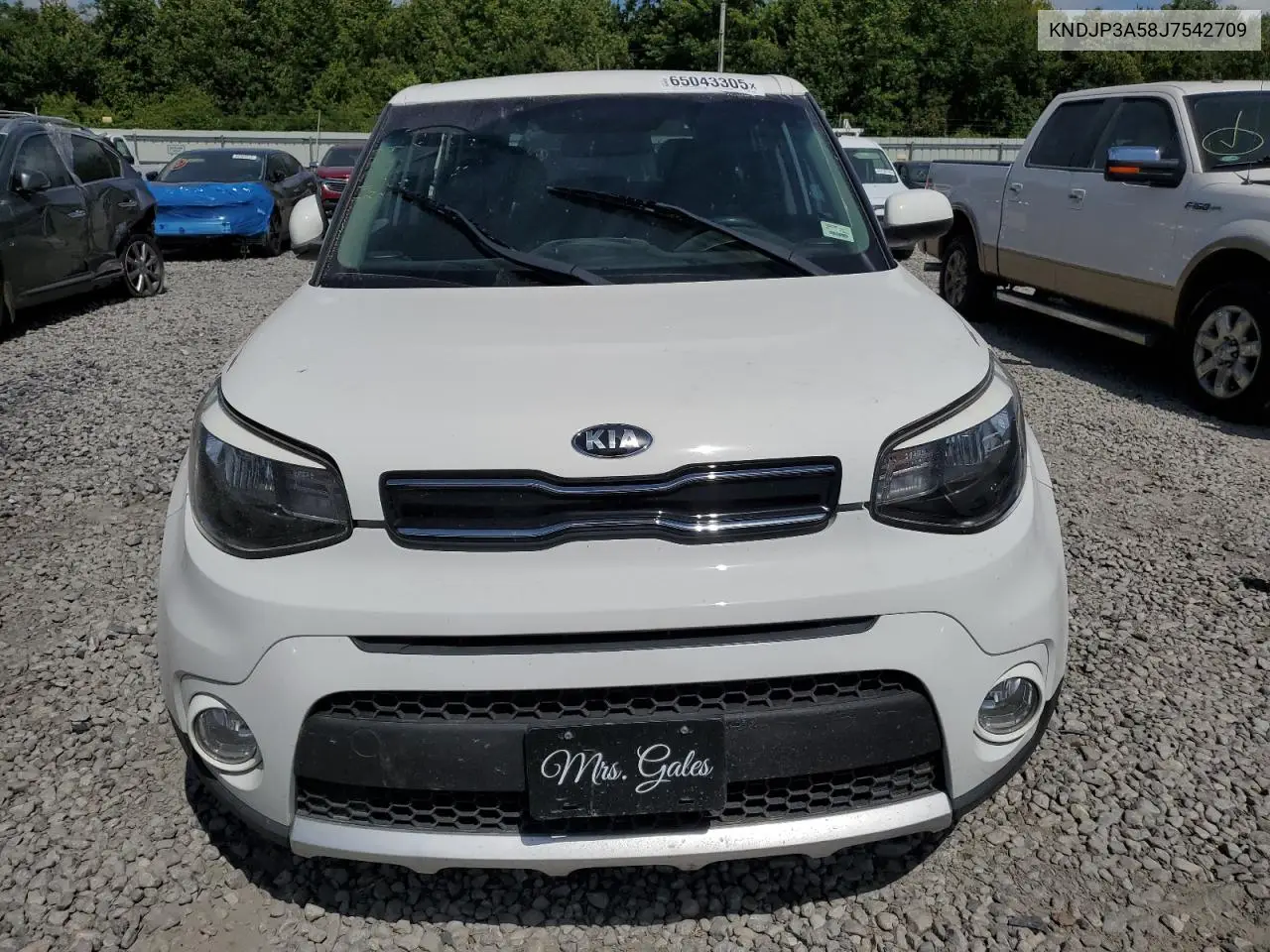 2018 Kia Soul + VIN: KNDJP3A58J7542709 Lot: 65043305