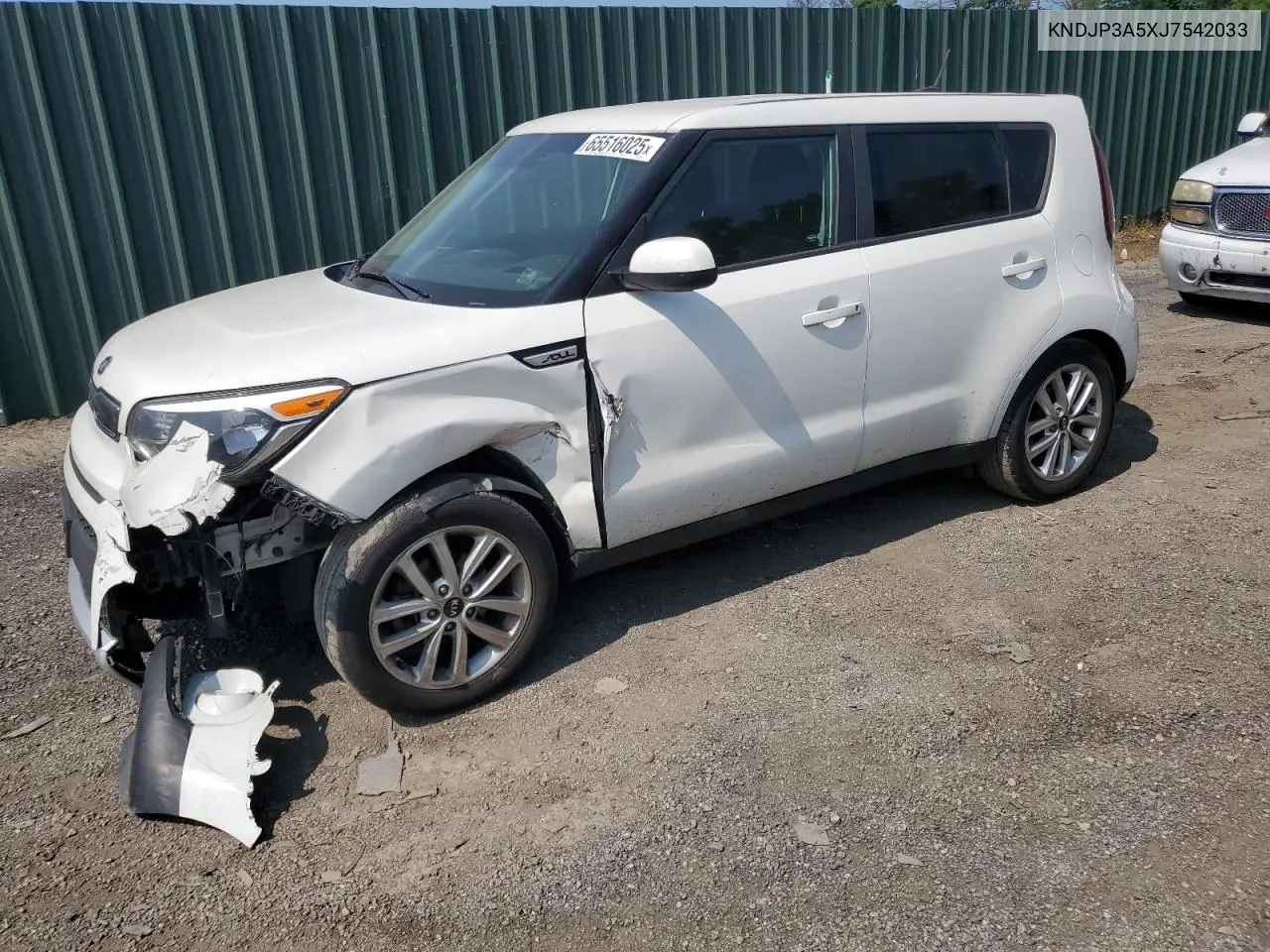 2018 Kia Soul + VIN: KNDJP3A5XJ7542033 Lot: 65516025