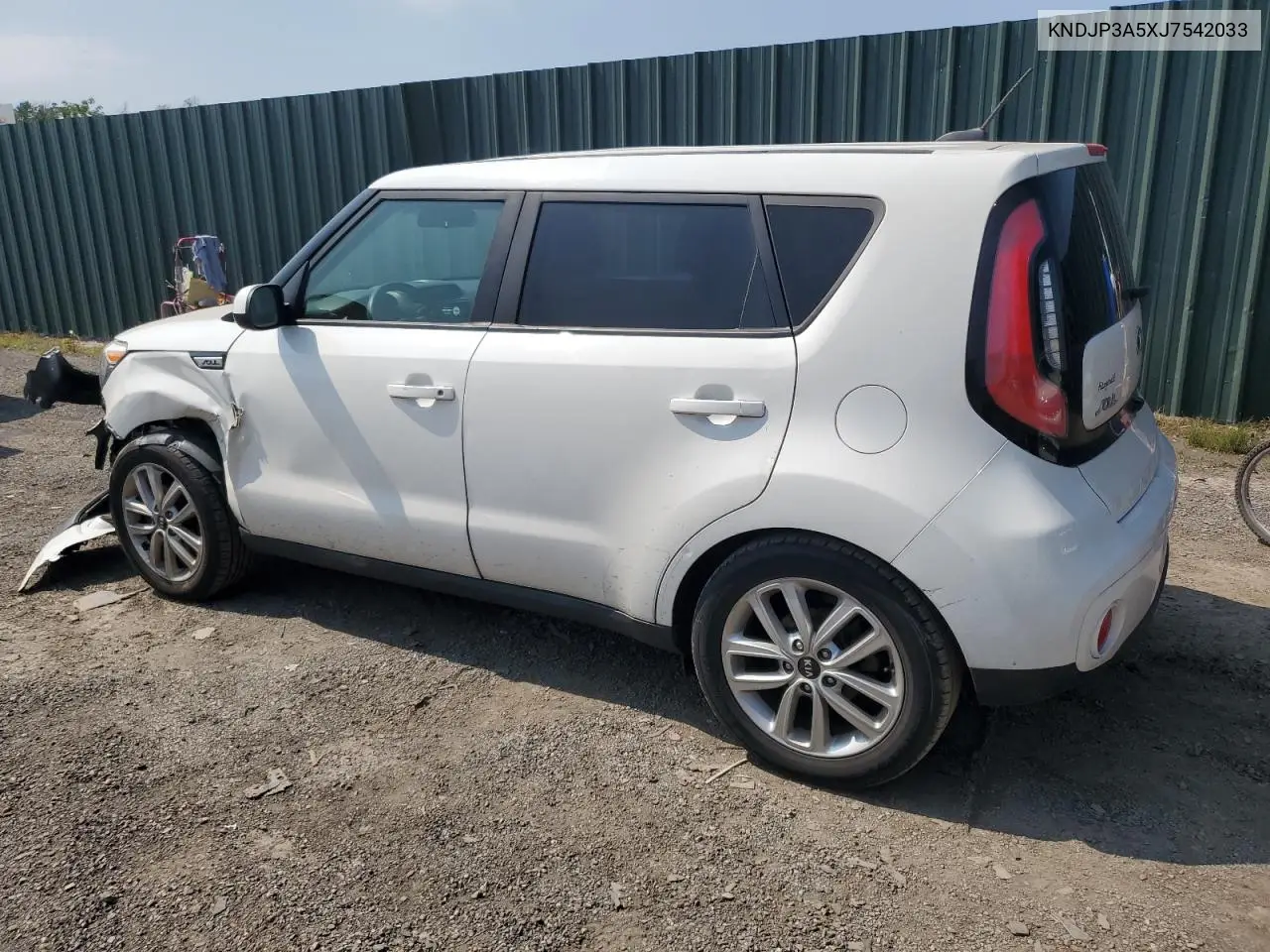 2018 Kia Soul + VIN: KNDJP3A5XJ7542033 Lot: 65516025