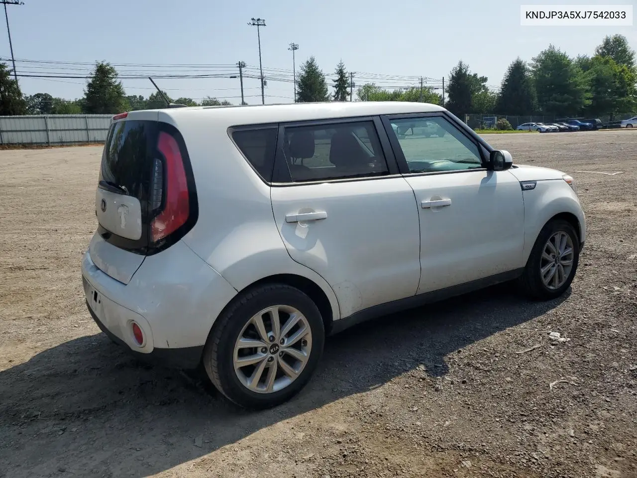 2018 Kia Soul + VIN: KNDJP3A5XJ7542033 Lot: 65516025