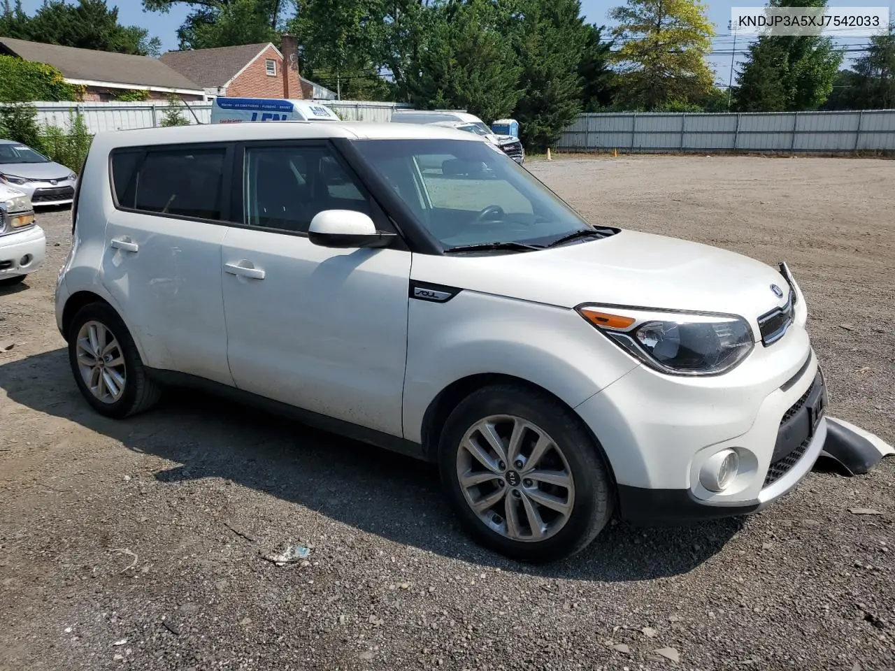 2018 Kia Soul + VIN: KNDJP3A5XJ7542033 Lot: 65516025