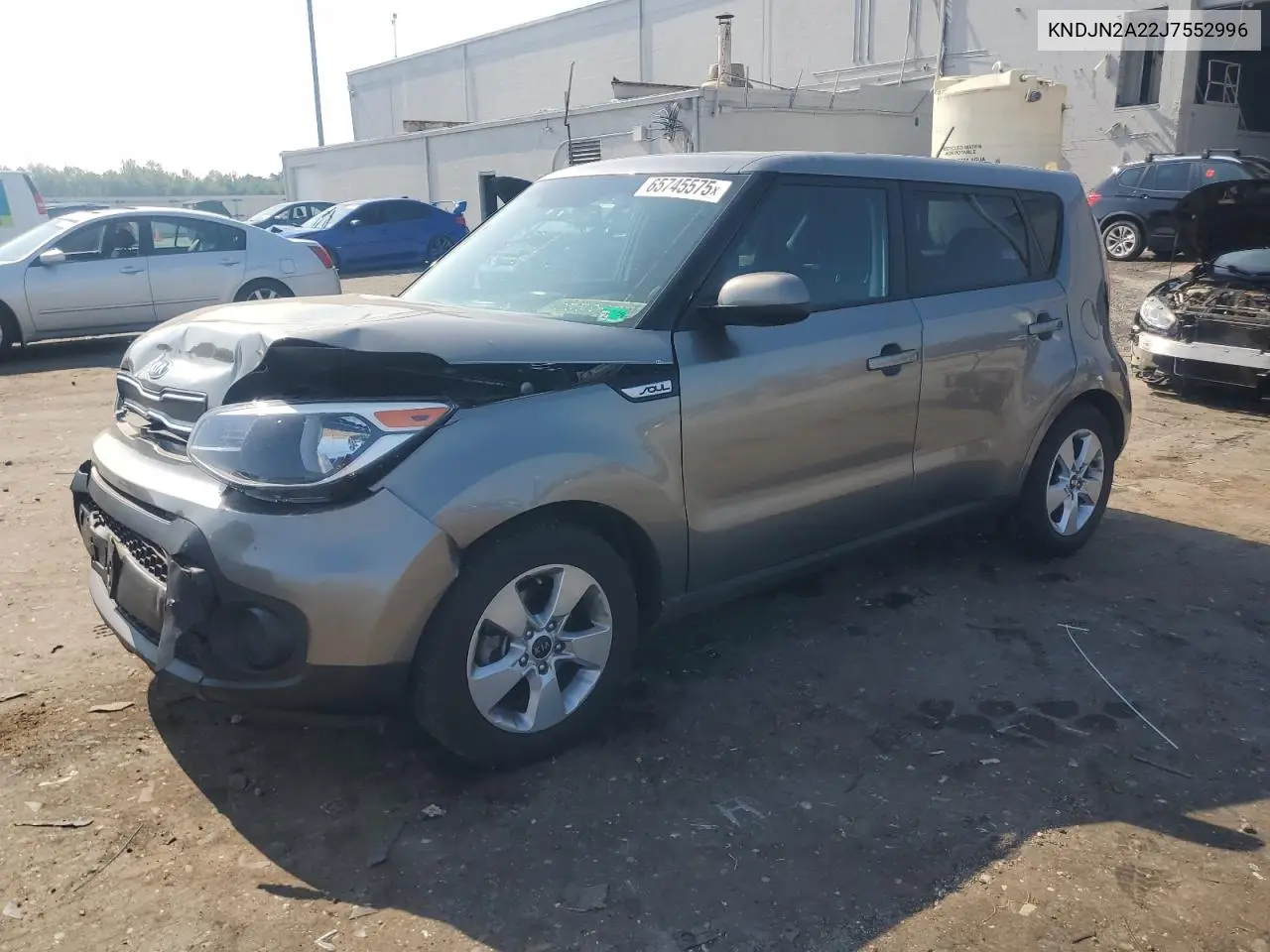 2018 Kia Soul VIN: KNDJN2A22J7552996 Lot: 65745575