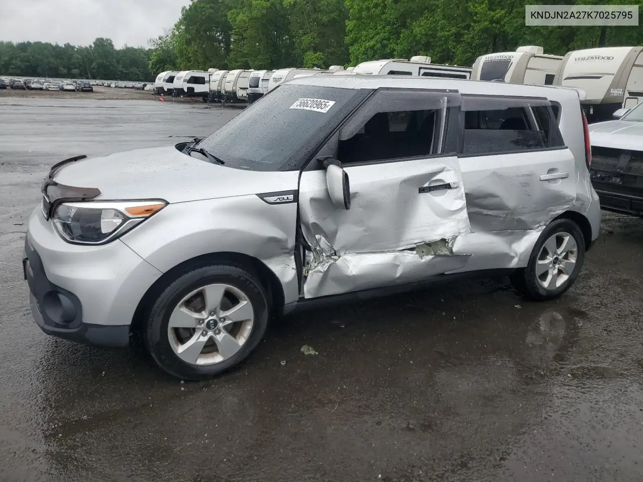 2019 Kia Soul VIN: KNDJN2A27K7025795 Lot: 56620965